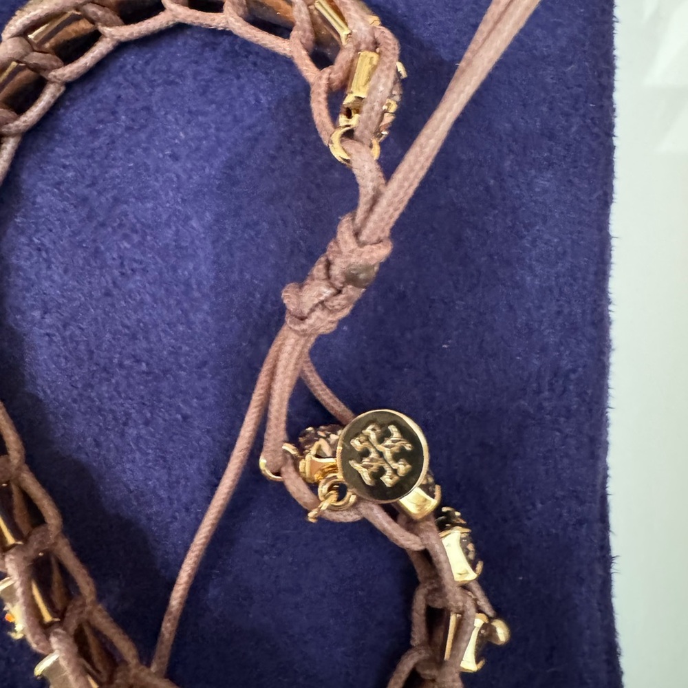 Tory Burch Rose Gold Adjustable Bracelet